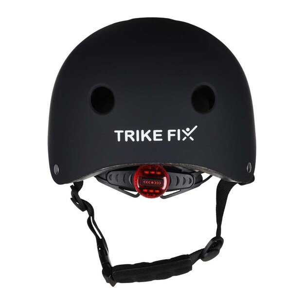 Trike Fix vaiki&scaron;kas dviratininko &scaron;almas reguliuojamas LED M 55-58cm juodas