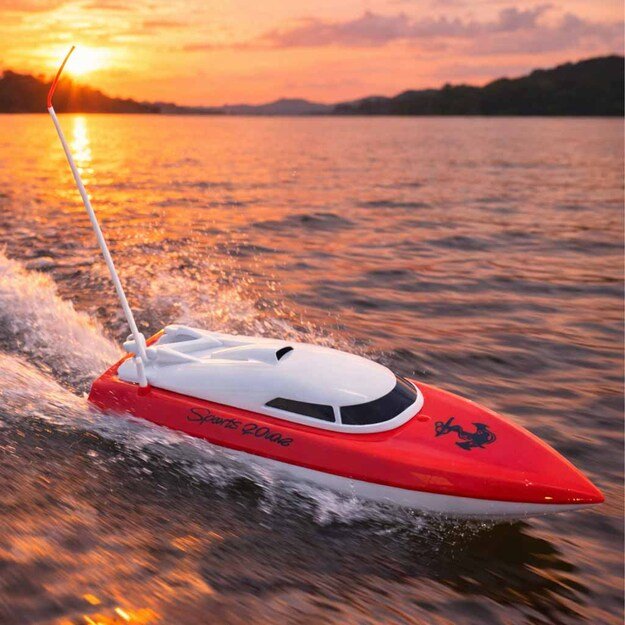 RC valtis 4CH mini CP802 raudona