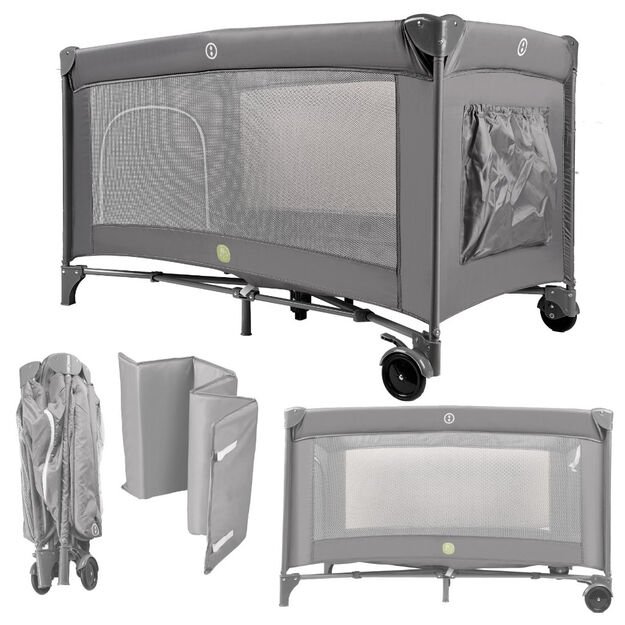 Kelioninė lovelė sulankstomas lovelės čiužinys 2in1