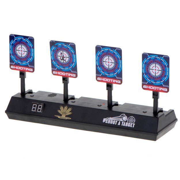 Elektroninė taikinio plok&scaron;telė, skirta &scaron;audyti į skaitmeninius 4 taikinius