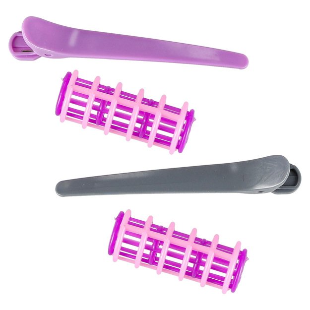 Kirpyklų rinkinys vaikams plaukų džiovintuvas plaukų tiesintuvas &scaron;viesos garsas 15 vnt.