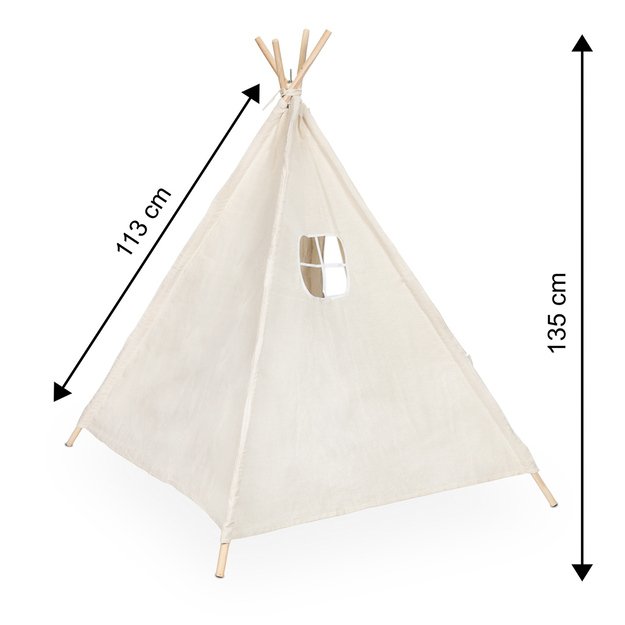 Indėniškas namelis palapinė vaikams Tipi Wigwam 135cm