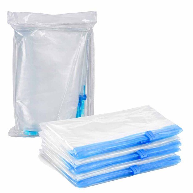 Vakuuminiai ritininiai mai&scaron;eliai drabužiams 9 vnt. 3 dydžiai 35x50cm, 40x50cm, 50x70cm