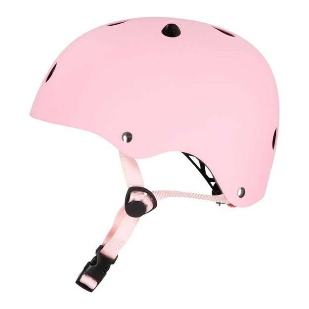 Trike Fix vaiki&scaron;kas dviratininko &scaron;almas reguliuojamas LED S 48-54cm rožinis