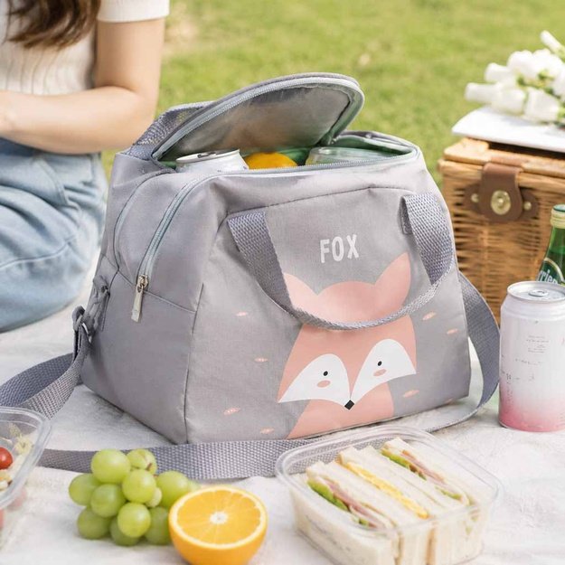Termoizoliacinis mai&scaron;elis pusryčiams pietums fox pink