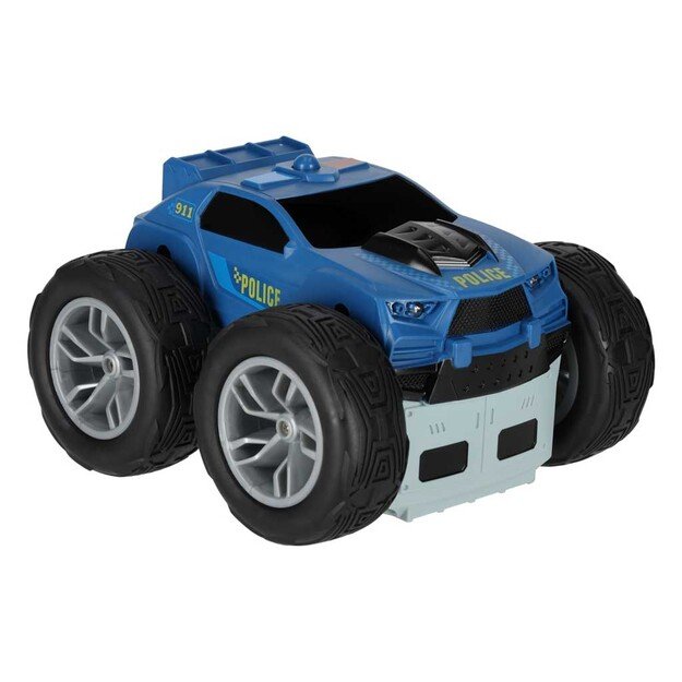 Nuotolinio valdymo automobilis  Revolt 2 Sided Rescue Racer mega transformacija 360 4WD sukimasis