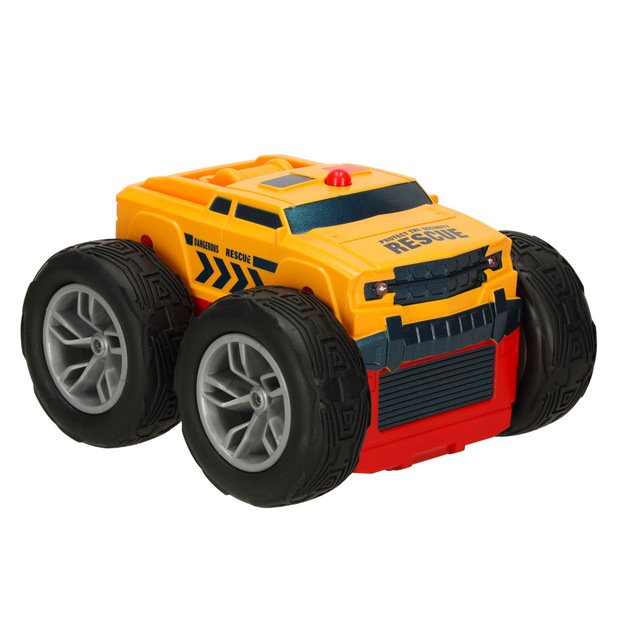 RC Revolt 2 Sided Rescue Racer mėlynas nuotolinio valdymo automobilis