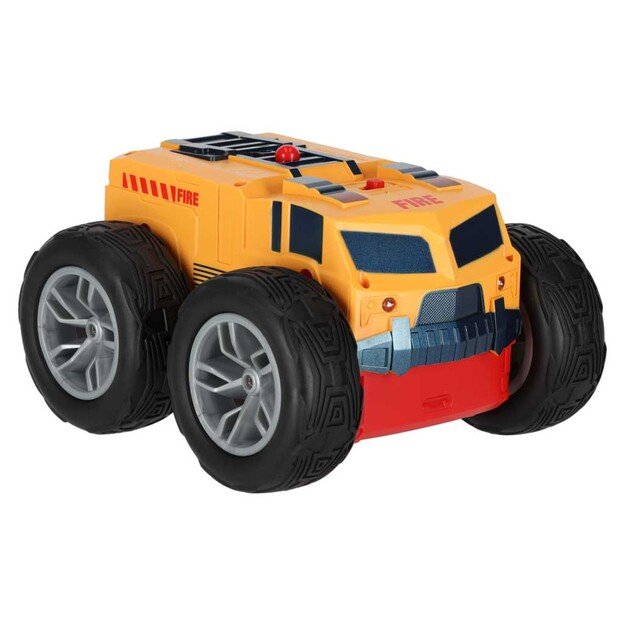 Nuotolinio valdymo automobilis  Revolt 2 Sided Rescue Racer mega transformacija 360 4WD sukimasis