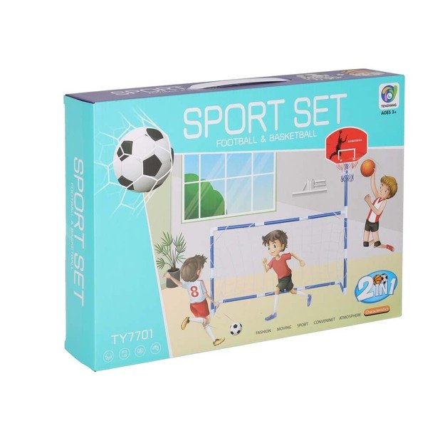 Futbolo vartai futbolo krep&scaron;inio lentos krep&scaron;inio žaidimas 2in1 2 kamuoliai siurblys