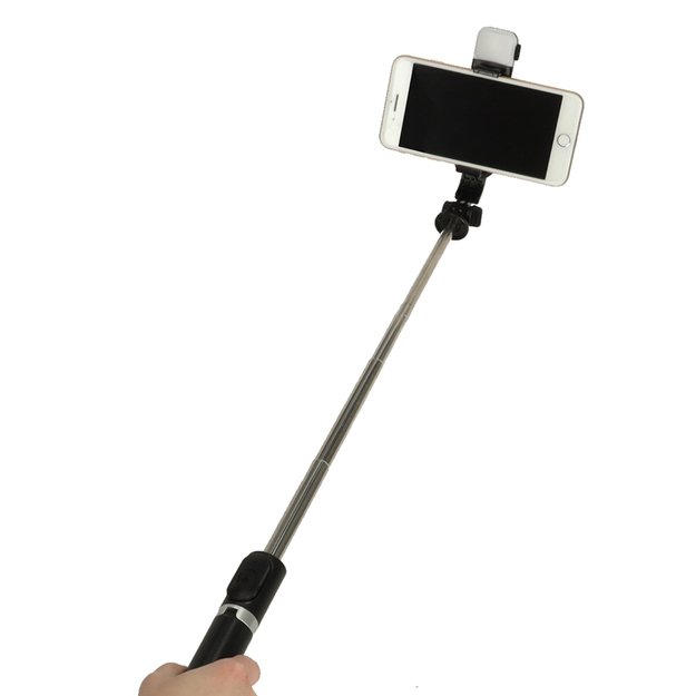 Selfie lazda lempa trikojis trikojis juodas