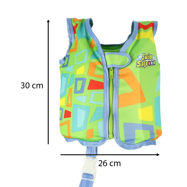 AQUASTAR Vaikų plaukimo liemenė žalia