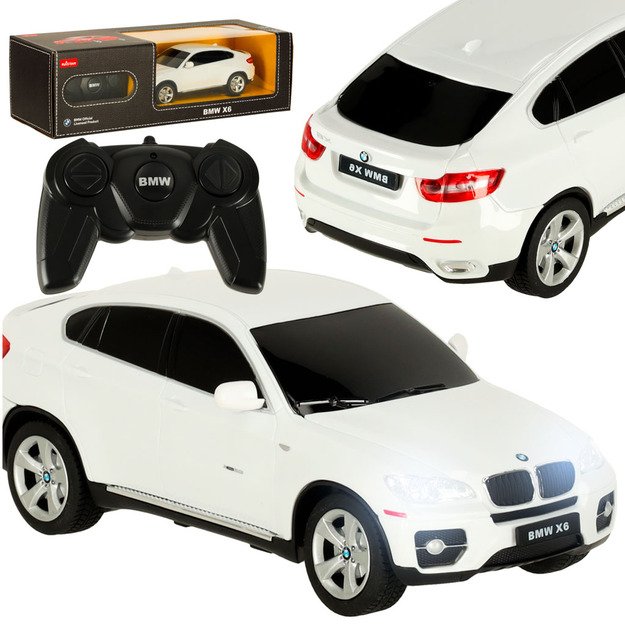 Rastar 31700 BMW X6 nuotolinio valdymo automobilis 1:24 baltas