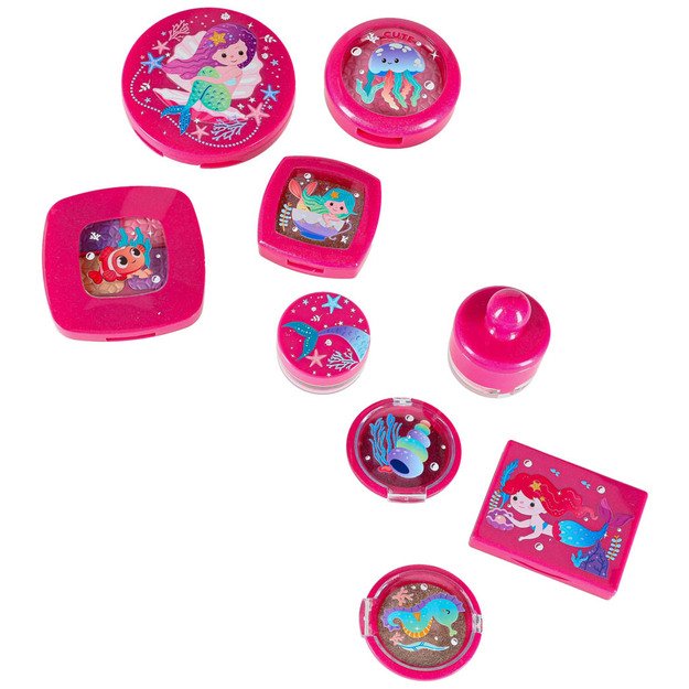 Vaikų makiažo ir nagų rinkinio makiažo lagaminas 22 vnt.