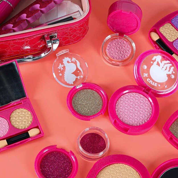 Vaikų makiažo ir nagų rinkinio makiažo lagaminas 22 vnt.