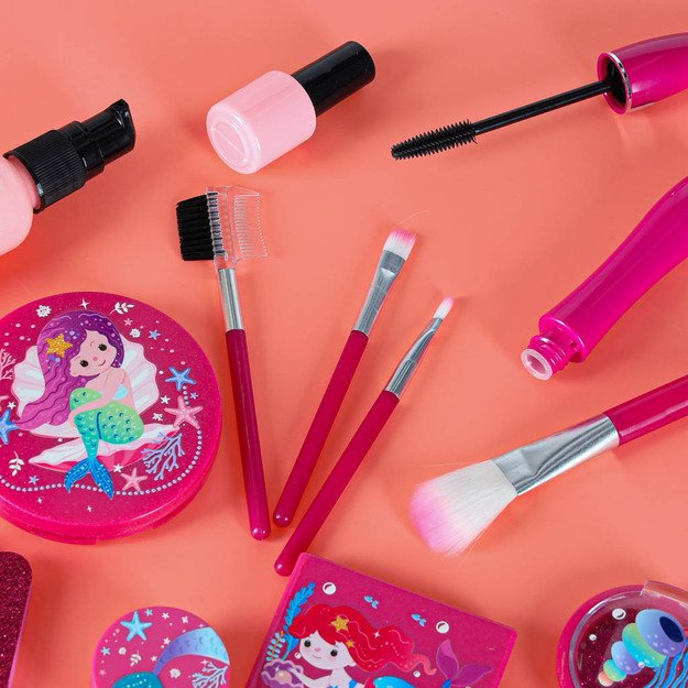 Vaikų makiažo ir nagų rinkinio makiažo lagaminas 22 vnt.