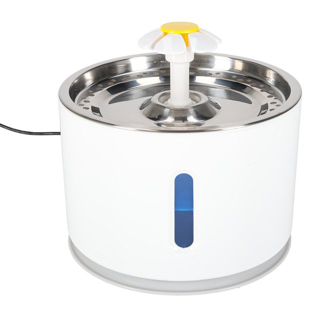 Gertuvė &scaron;uniui ir katei automatinė USB LED gertuvė 2,4 l valymo filtras