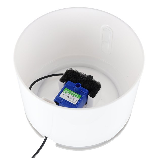 Gertuvė &scaron;uniui ir katei automatinė USB LED gertuvė 2,4 l valymo filtras