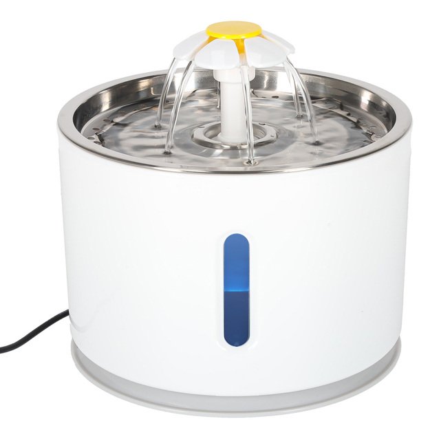 Gertuvė &scaron;uniui ir katei automatinė USB LED gertuvė 2,4 l valymo filtras