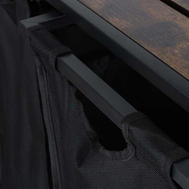 Skalbinių krep&scaron;ys 2 skyriai su lentyna vir&scaron;uje, palėpės &scaron;iuk&scaron;liadėžė 80 l