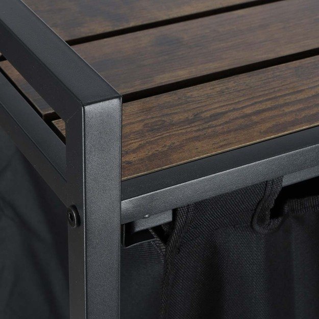 Skalbinių krep&scaron;ys 2 skyriai su lentyna vir&scaron;uje, palėpės &scaron;iuk&scaron;liadėžė 80 l