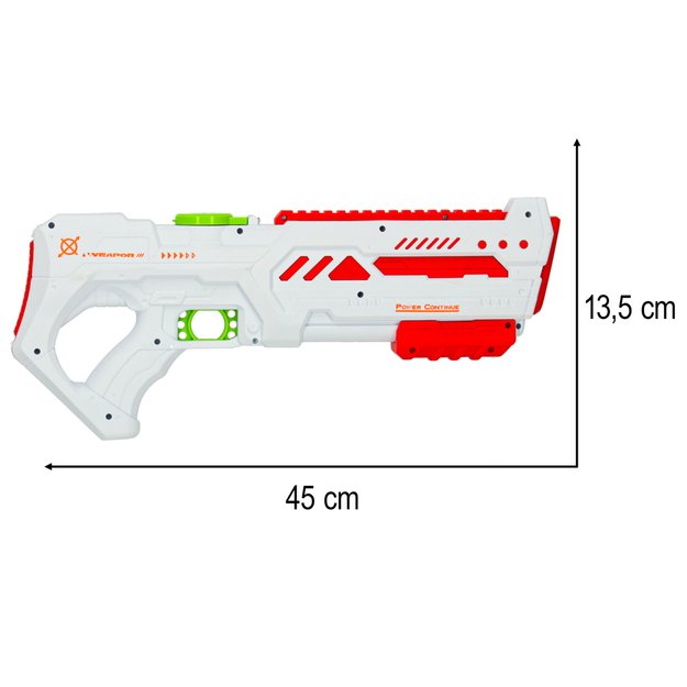 Vandens pistoletas elektrinis &scaron;autuvas stiprus profesionalus vandens pistoletas vaikams baltas