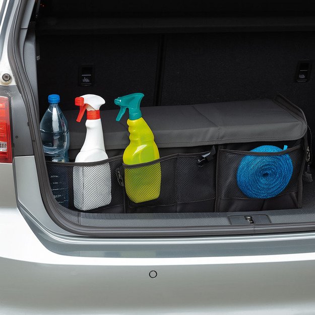 Automobilio bagažinės organizatorius su au&scaron;inimu ir XXL 37x75x32cm