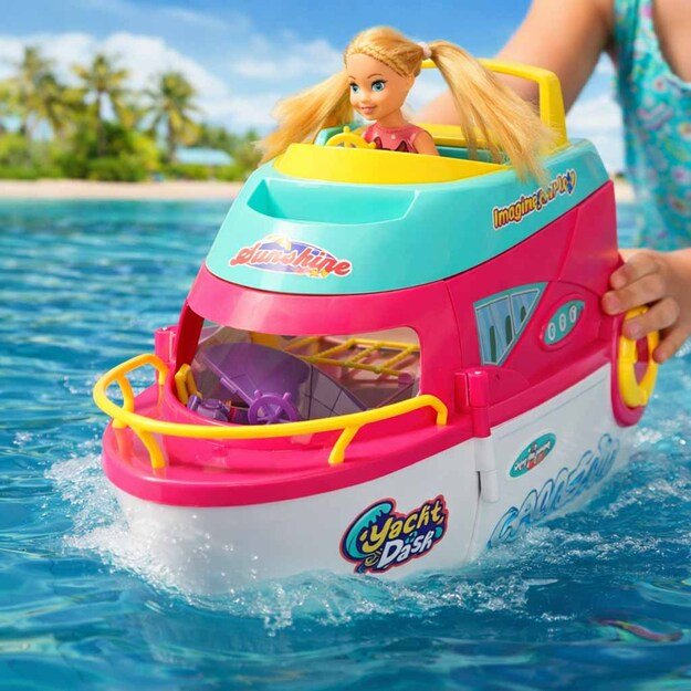 Lėlių valtis vakarėlis jachta i&scaron;skleidžiama lėlė banglentė