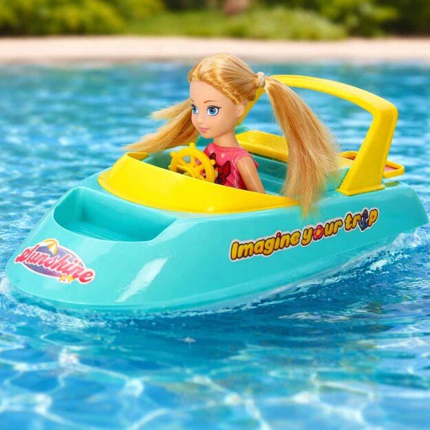 Lėlių valtis vakarėlis jachta i&scaron;skleidžiama lėlė banglentė