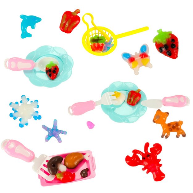 3D kri&scaron;toliniai klijai magija virtuvės trafaretai kūrybinis rinkinys 62 elementai mėlyna