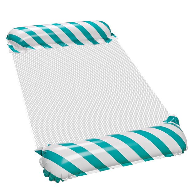 Pripučiamas paplūdimio čiužinys hamakas vandens gulto kėdė baseinas mėlyna