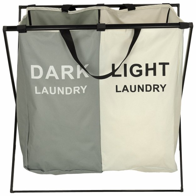 Skalbinių krep&scaron;elių skirstymo organizatorius 2 skyriai