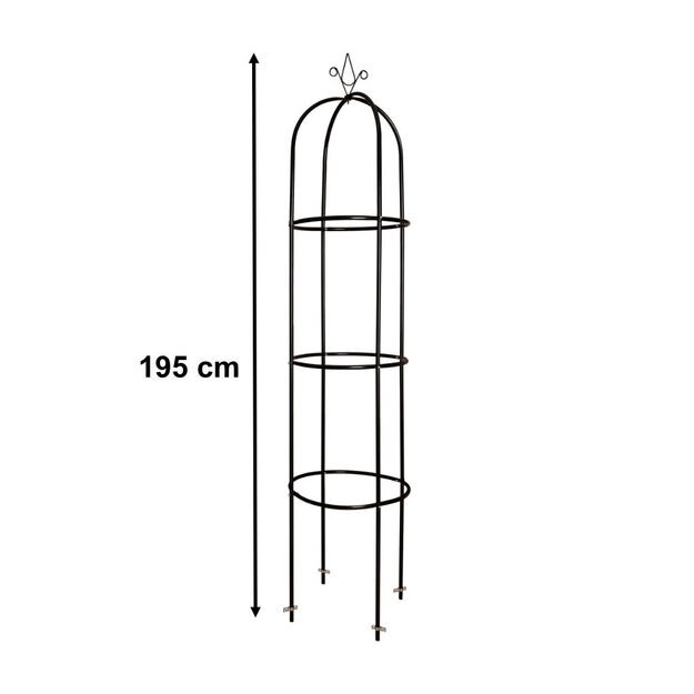 Sodo pavėsinės kolonėlė kolonėlė varpinė rožė stovas laipiojimo gėlės metalas 195 cm