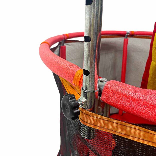 Vaikų batutas sodo kamuolio tinklas krep&scaron;inio kamuolys 155cm raudonas