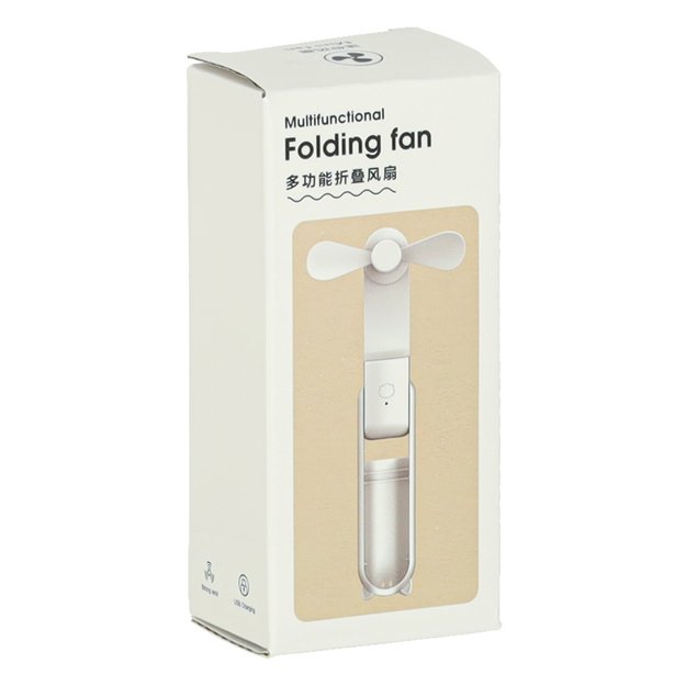 Stalinis ventiliatorius mini rankinis sulankstomas ventiliatorius ne&scaron;iojamas USB rožinės spalvos