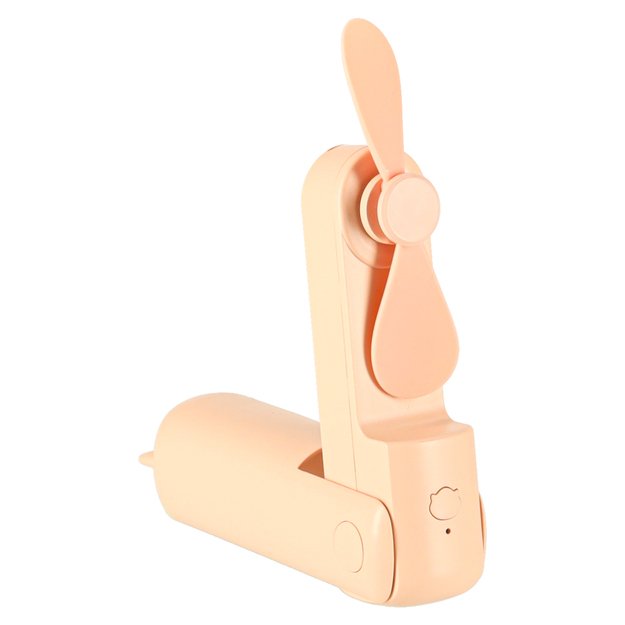 Stalinis ventiliatorius mini rankinis sulankstomas ventiliatorius ne&scaron;iojamas USB rožinės spalvos