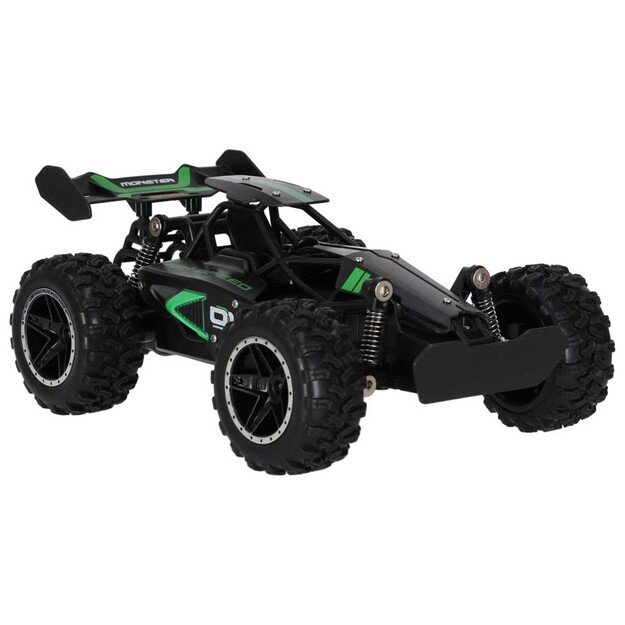 Nuotoliniu būdu valdomas didelio greičio kaskadininkų automobilis 1:18 18km/h 2.4GHz