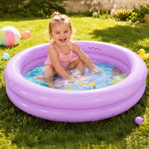 Vaikų baseinas 61 cm violetinės spalvos BESTWAY 51061