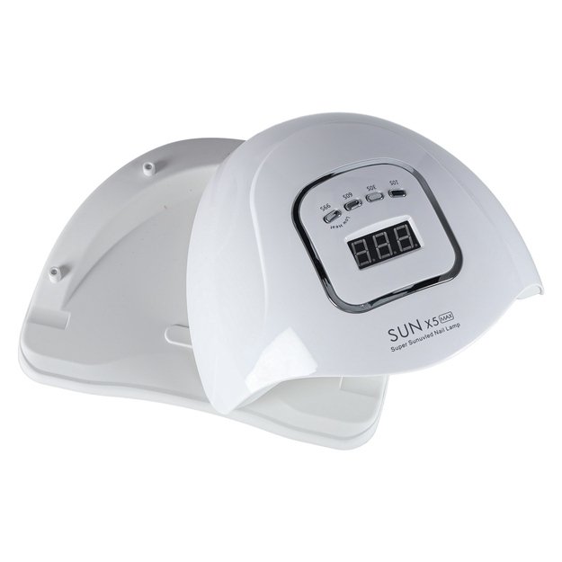 Nagų lempa Sun X5 UV 45 LED 150W manikiūro hibridai geliai
