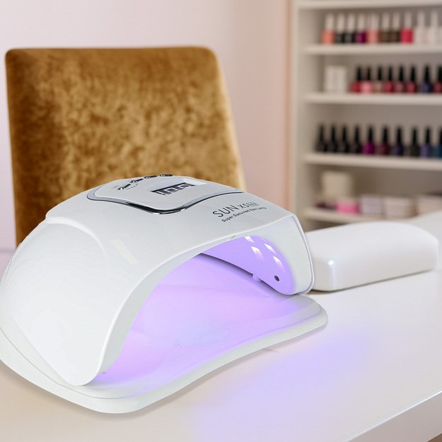 Nagų lempa Sun X5 UV 45 LED 150W manikiūro hibridai geliai