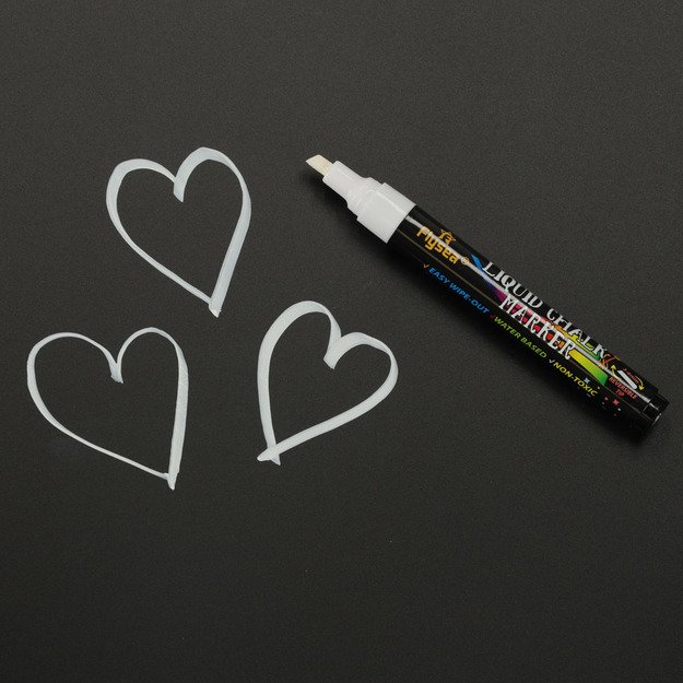 Kreidiniai stikliniai žymekliai 12 vnt.