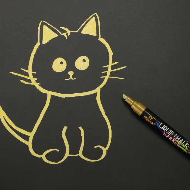 Kreidiniai stikliniai žymekliai 12 vnt.