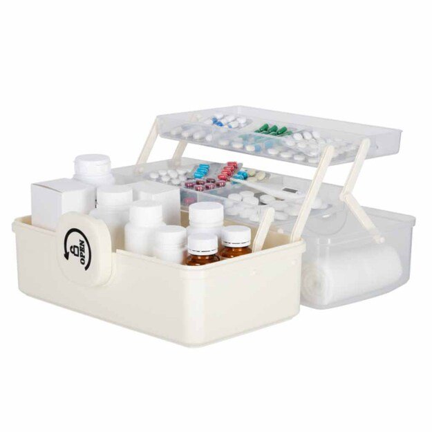 Vaistų laikymo organizatorius, vaistų spintelė 29x16x15cm