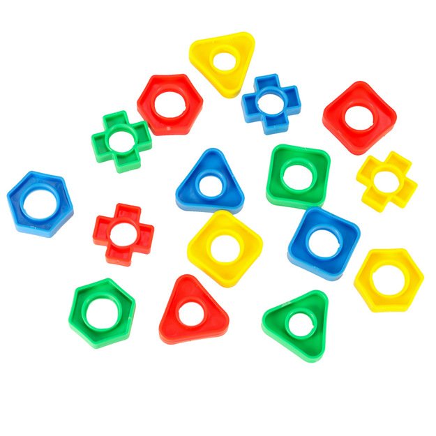 Montessori statybiniai varžtai