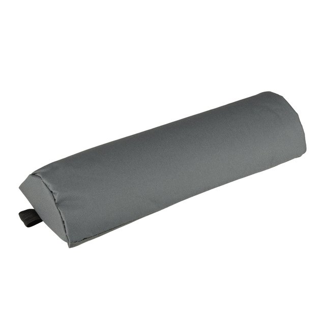 LUARO sodo gultas turistinė sulankstoma kėdė su pagalvėle pilka