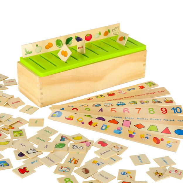 Medinis rū&scaron;iuoklis dėlionė, atitinkanti paveikslėlius