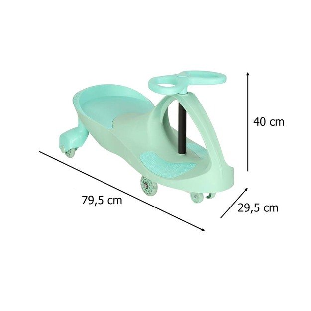 Gravitacijos kalneliai &scaron;viečiantys LED ratai mėtų mėta