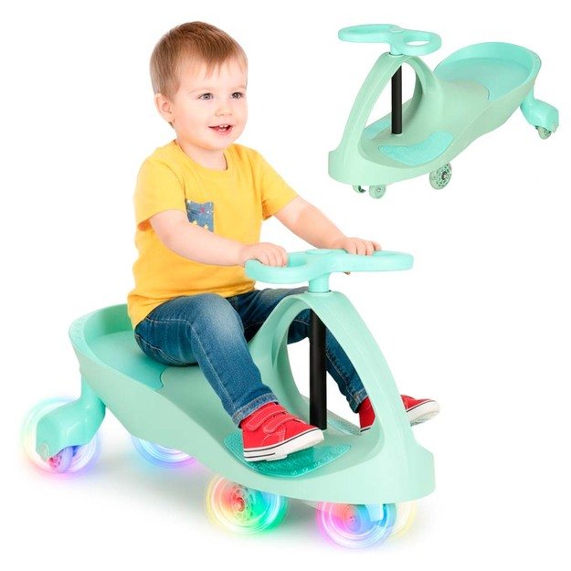 Gravitacijos kalneliai &scaron;viečiantys LED ratai mėtų mėta