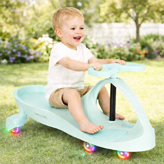 Gravitacijos kalneliai &scaron;viečiantys LED ratai mėtų mėta