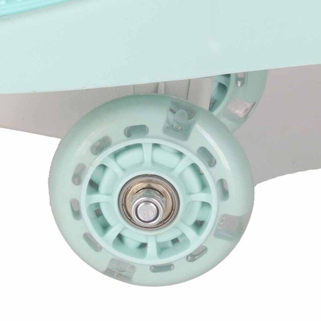 Gravitacijos kalneliai &scaron;viečiantys LED ratai mėtų mėta