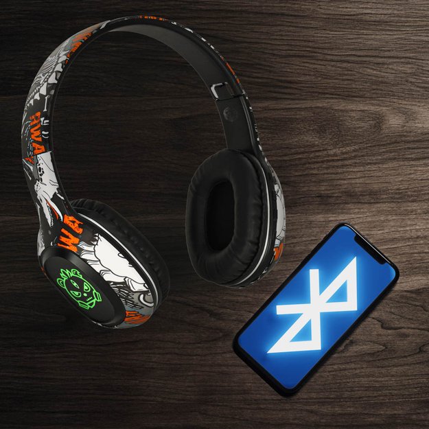  Bluetooth  belaidės ausinės į ausis  Gaming Sport , juodos spalvos